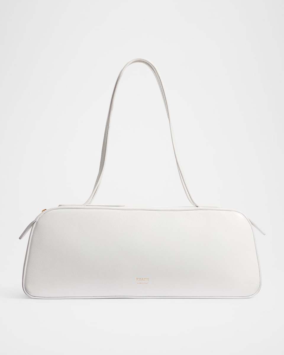 Simona Crackle Patent Leather Shoulder Bag